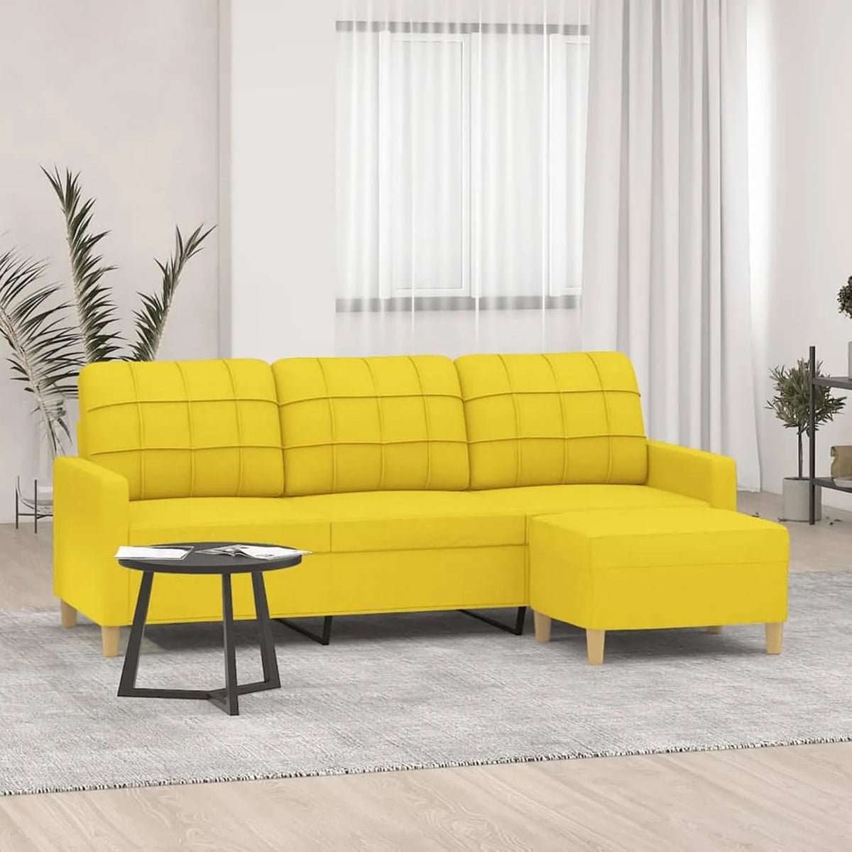 Sofa narożna: tapicerka materiałowa, lekka konstrukcja, 3-osobowa, 180cm, rozkładana konstrukcja, tapicerka materiałowa