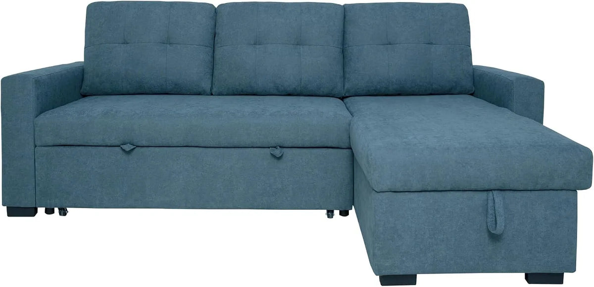 Sofa – z oparciem, 3-osobowa, szary