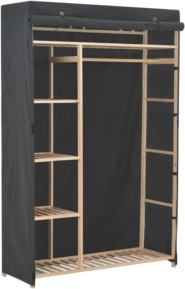 Szafa – 110 × 40 × 170 cm, 5 p, szary