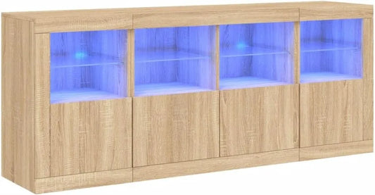 Szafka z oświetleniem LED — wyświetlacz LED, 163 × 37 × 67 cm