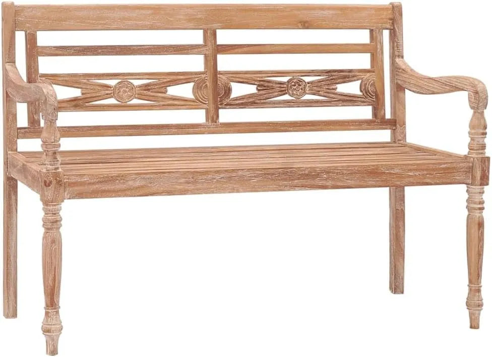 Ławka Batavia — z drewna, 120 cm