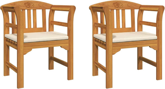 Ławka Różana Naturalny 68 – z drewna, 68, 5 × 46 × 82, 5 cm, odporny na warunki atmosferyczne