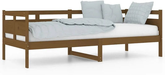 Sofa — z drewna, 80 × 200 cm, rozkładana konstrukcja, z litego drewna