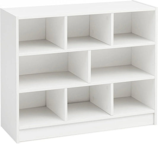 Regał na książki i regał stojący WL5.819 Biały 80x68 – z drewna, 80 × 68, 5 × 29, 5 cm, WOHNLING WL5