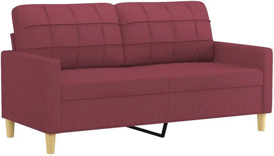 Sofa – tapicerka materiałowa, 2-osobowa, 140 cm, tapicerka materiałowa