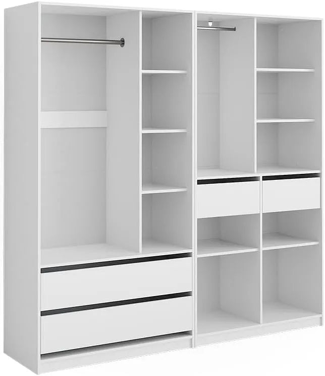 Vicco Szafa – 200 × 200 cm, biały