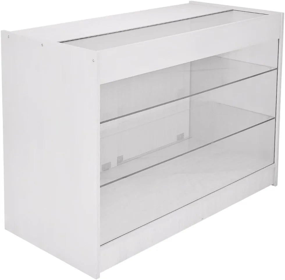 MonsterShop Stojak K1200 Biały Jasny Drewniany Elegancki 120cm x 90cm – z drewna, 60cm