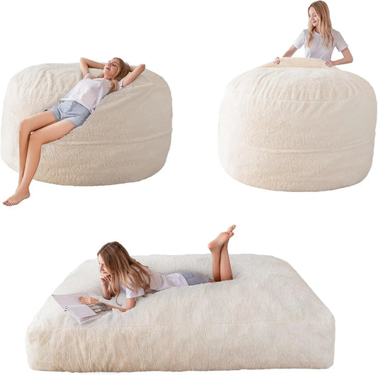 Sofa: wypełnienie piankowe, 135 × 190 cm, beżowy, rozkładana konstrukcja